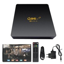 티비박스 스마트 미디어 플레이어 안드로이드용 TV 박스 4K 8GB Q96 L1 네트워크 셋톱 쿼드 코어 Wifi 비디오 게임, [04] 8GB 128GB US, 8GB 128GB US