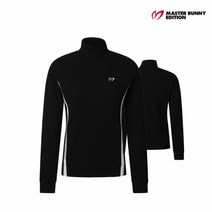 마스터바니에디션 골프 masterbunnyedition여성 소프트 터리 울 터틀넥 M422B4SW961_BK, 000, BK
