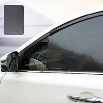 피케이몰 간편 부착식 자동차 썬팅지 열차단 차박 썬팅지, 4장, 땡땡이72*52cm