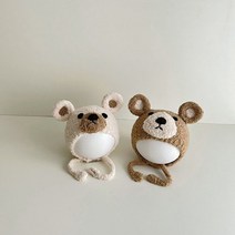 미소 곰보들보넷모자 아기모자 아기보넷 가을 겨울모자