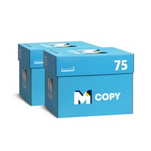 무림 엠카피(M COPY) A4용지 75g 2500매 2박스 (5000매) 복사용지