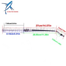 마린 야마하 보트 모터 4 스트로크 F25 용 선외 엔진 6BL-15770-00 스타터 정지 케이블, 한개옵션0