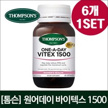 [톰슨] 원어데이 바이텍스 1500 (60정) 6개