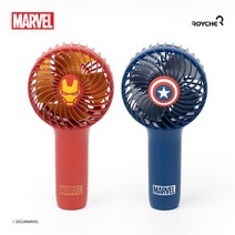 로이체 디즈니 마블 휴대용 미니 핸디팬 선풍기 캡틴 아메리카 아이언맨 미니선풍기