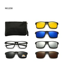 패션선글라스 인싸 선글라스 여자선글라스6In 1 편광 광학 마그네틱 선글라스 클립 자석 폴라로이드 상자