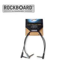 Rockboard Flat Patch Y Splitter Cable / Y 자형 스플리터 케이블 (RBO CAB F Y 30 BK), *