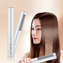 Kiboer 빗고데기 매직기 30도 PTC 속열 항온 헤어케어 가정용 휴대용 블랙 화이트 220V, Kiboer-058
