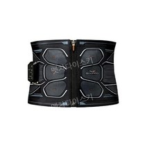 SIXPAD EMS 파워슈트 코어 벨트 복근 홈트레이닝 저주파운동기구 복부 패드 트레이닝, 블랙, M