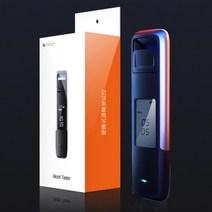 트렉맨 트랙 맨 골프 디지털 디스플레이 화면이있는 새로운 휴대용 비접촉 알코올 호흡 시험기 USB 충전식 음주 측정기 분석기 고정밀, CN, 은