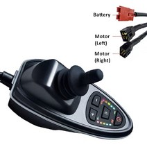휠체어 JayCreer 18.5-30.5V 전동 휠 의자 조이스틱 컨트롤러, 02 Size 02
