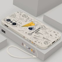 우주 비행사 실리콘 전화 케이스 샤오미 미 11 라이트 5G NE 후면 커버 12s 울트라 12x12s 10 프로 끈이 있, 12 For Xiaomi 12S, 06 B-YK000306