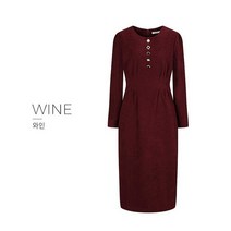 더아이잗 더아이잗 더아이잗 버튼 포인트 핀턱 원피스IJCP0OP52 (P002514042)