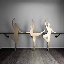 벽걸이 발레바 재즈 스트레칭 수평 바 탄츠 홈트, 상세 페이지 참고, 200 길이(흰색) (3개 피봇)