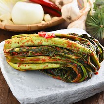 당일제조 국내산 재료 30년 전통 김치장인 여수 돌산 갓김치 2kg 전라도 김치 맛집, 1개