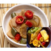 모듬장아찌 깻잎절임 청양고추간장절임 마늘쫑절임, 깻잎간장절임 200g x 2