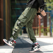 카고 볼더링 클라이밍 조거팬츠 여름 쿨링 작업복 스판 바지 허리밴딩 남녀공용