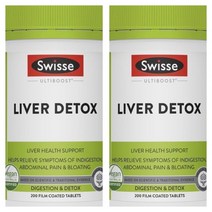 스위스 울티부스트 리버 디톡스 200정 (2통), 2개