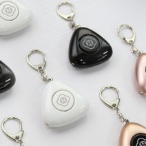 안전한 튼튼한 고리형 버튼 고출력 120db 응급 호신용 경보기 알람 키링, 상품선택, 골드