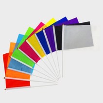 운동회깃발 체육대회 응원도구 응원기 청기백기 여행 워크샵 단체, 블루