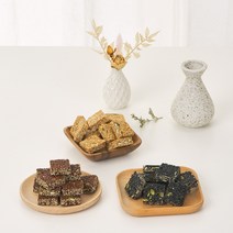 푸른제과 수제 참깨 들깨 흑임자 강정 장인한과 300G, 흑임자300g