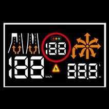 차량속도디스플레이 유리창 내비게이션 속도계 헤드업디스플레이 hud 속도표시 내비게이션 과속방지 교통안전용품 실시간 교통정보 자동차속도표시 아이오닉 소나타 그랜저HG 투싼, CH-2100 HUD 헤드업 디스플레이