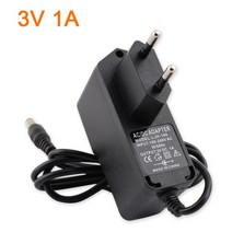 전원공급 범용 소스 전원 어댑터 AC DC 변압기 220V-DC 12V 볼트 공급 장치 5V 6V 1A LED 조명, 07 3V 1A, EU Plug