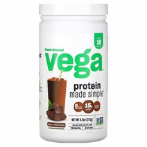 Vega 프로틴 메이드 심플 다크 초콜릿 271g(9.6oz)