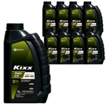 킥스 KIXX PAO 5W-40 C3 1L x8개 디젤 가솔린 합성 엔진오일