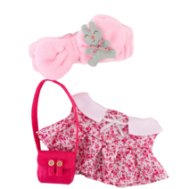 PKTOYS DIY 귀여운 예쁘다 오가닉 애착 오리 인형옷 만들기, Y27, 30cm