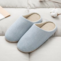 실내화 거실화 샌들 슬리퍼 스트라이프 겨울 홈 플러시 여성 가을 ​​부드러운 따뜻한