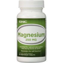 GNC 산화 마그네슘 글루콘산 마그네슘 250mg 90정 x 1통