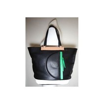MARC JACOBS 토트-Round THE WAY GIRL COLORBLOCK black Leather SHOULDER 토트 Bag 가방