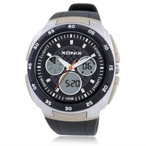 다이빙컴퓨터 다이빙워치 골든 럭셔리 남자 100M Relogio Masculino LED 디지털 다이빙 수영 Reloj Hombre, 03 DM 004