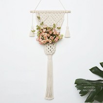 화분걸이 플랜트행거 만들기 DIY 키트 마크라메 재료[SN:_66+cy], 선택없음▷, 선택없음▷