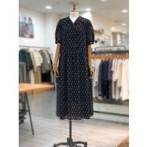 써스데이아일랜드 더블버튼 오버핏 원피스 t234aop635