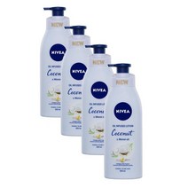 니베아 오일 인 로션 코코넛 앤 모노이 오일 바디로션 400ml Nivea Oil In Lotion Coconut Monoi Oil Body Lotionl, 4개