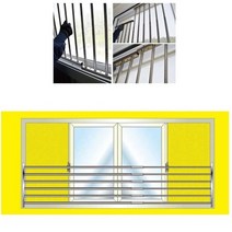 쉽게 휘지않는 스텐 창문 방범창, 욕실용(가로 40/높이 50~90cm)