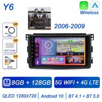 자동차 관련제품 메르세데스 벤츠 차량용 멀티미디어 플레이어 라디오 GPS 내비게이션 4G 스마트 포투 200, 11 A 8CORE 8G 128G