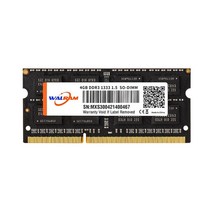 WALRAM Memoria Ram DDR3 4GB 8GB 노트북 1333MHz 1600MHz 1866MHz 204pin 메모리 RAM (Intel 및 AMD 용), 16 DDR4 8GB 2133MHz