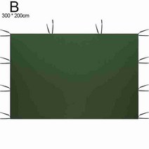 어닝룸 차량용어닝 캠핑용 소형 카라반 차박 옥스포드 천 야외 휴대용 캐노피 상단 프레임 쉼터 방수 텐트 사이드 정원 그늘 3x2m, [02] green ordinary