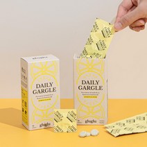 글루글루 입냄새제거 무알콜 고체가글 (1박스x36정), 레몬향, 1개, 30.7g