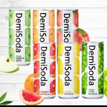데미소다 250mlx30캔 1 BOX사과 오렌지 피치 레몬 자몽 청포도 2144269, 30캔, 250ml