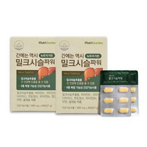 밀크시슬 파워 실리마린 민들레 헛개나무 운지버섯 비타민B군 나이아신 간건강 영양제, 30정, 2박스