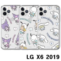 LG X6 2019 X625 산리오 누구 투명 젤리케이스, 쿠팡 본상품선택, 쿠팡 본상품선택