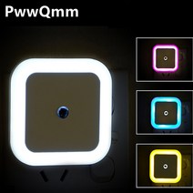 PwwQmm-야간 조명 절약 LED 센서 스마트 황혼부터 새벽까지 램프 침실 화장실 계단 복도용 야간, 우리에게, white