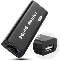 인터넷 라우터 와이파이 미니 3g4g wifi rj45 usb 무선 휴대용 usb 있는, 검은색