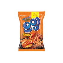 롯데 인간사료 스낵바 노가리칩 오잉 75g 4봉 사무실다과 홈파티, 13개