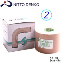 일본수입 니또텐코 키네시올로지 테이핑테이프 5cmx5m, 2EA+마술패치