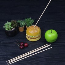 대나무꼬지 탕후루꼬지 4.0mm x 28cm / 6 000개 과일 산적 나무 꼬치, 상세페이지 참조