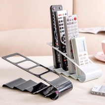 키밍 리모컨 꽂이 수납 4칸 소품 모던 철제 거치대, 쿠팡 블랙